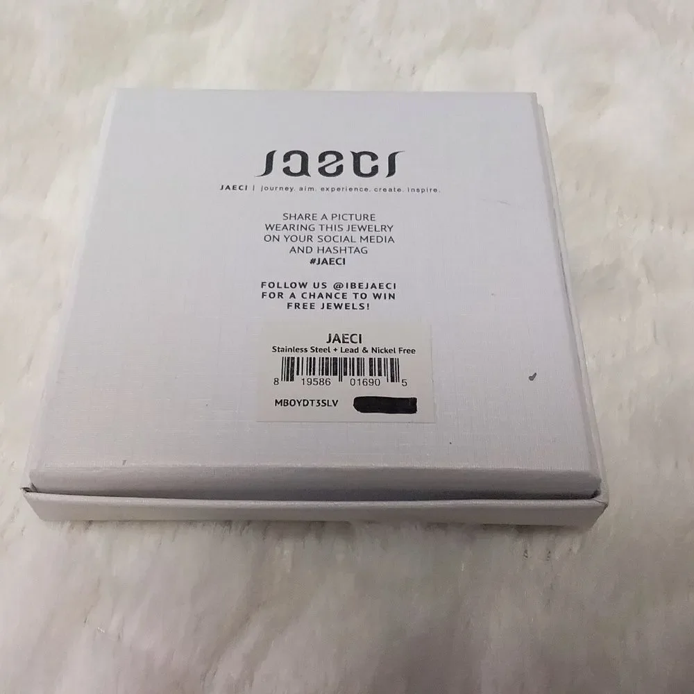 Jaeci Mama's Boy Pet Cat Tag Stainless Steel Jewelry New in Box